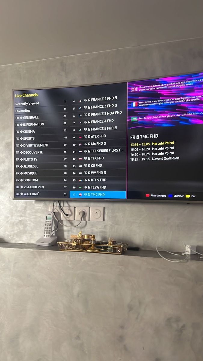 Customer testimonial review verification screenshot for Sapphire IPTV